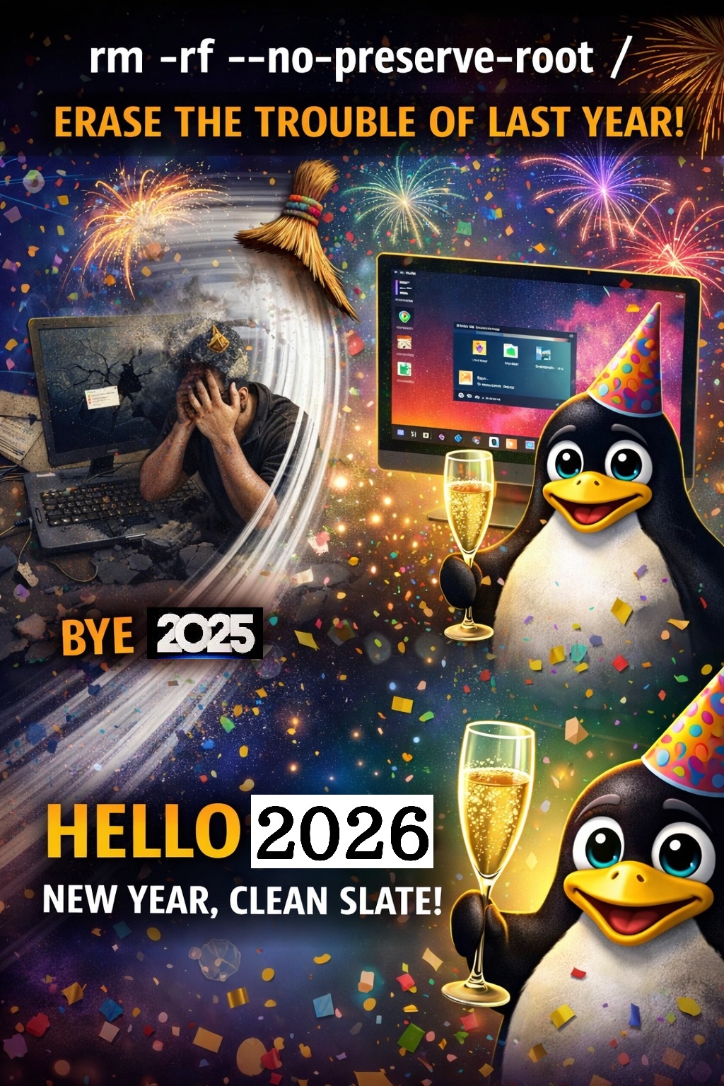 A happy new year to Linux users everywhere!