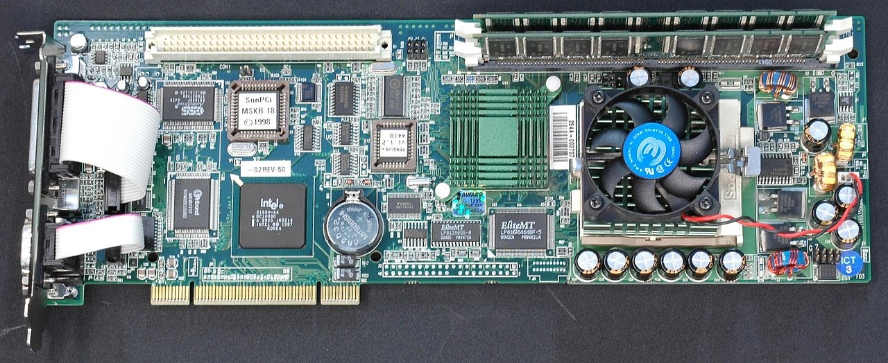 SunPCi was a hardware expansion card developed by Sun Microsystems that could be installed in Sun workstations or servers running the Solaris operating system.