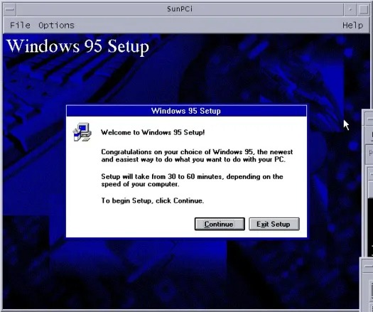 SunPCi was a hardware expansion card developed by Sun Microsystems that could be installed in Sun workstations or servers running the Solaris operating system.