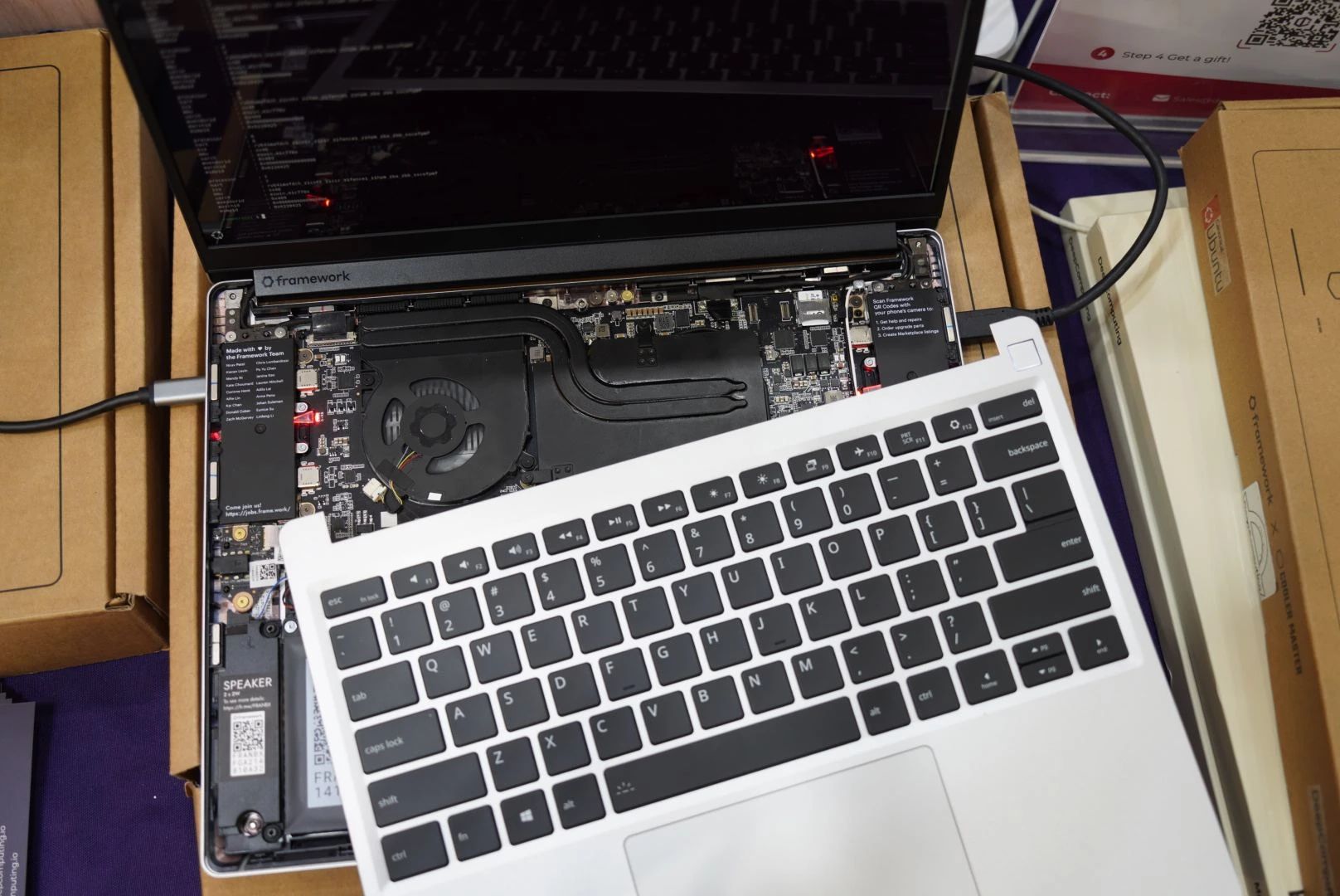 The first RISC V laptop running Linux is here today!