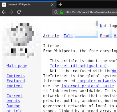 Browsh is a modern text based web browser that lets us browse the web from a terminal.